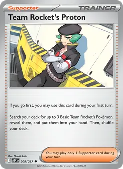 Team Rocket's Proton (Ascended Heroes #208)