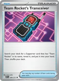 Team Rocket's Transceiver (Ascended Heroes #209)