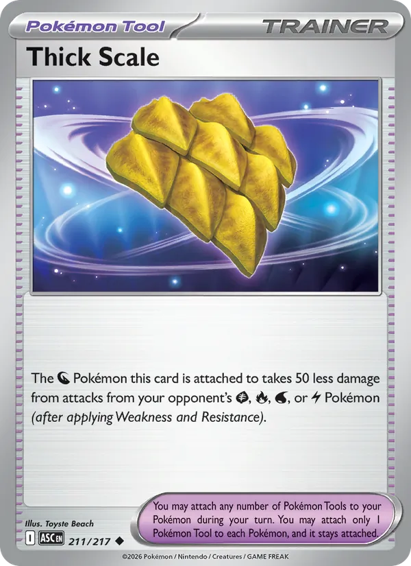 Thick Scale — Ascended Heroes #211 (Pokémon TCG card)