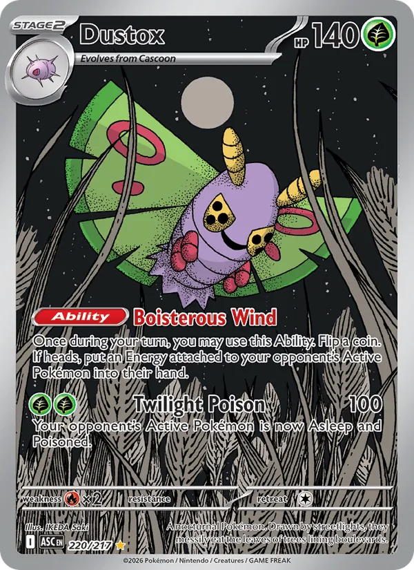 Dustox — Ascended Heroes #220 (Pokémon TCG card)