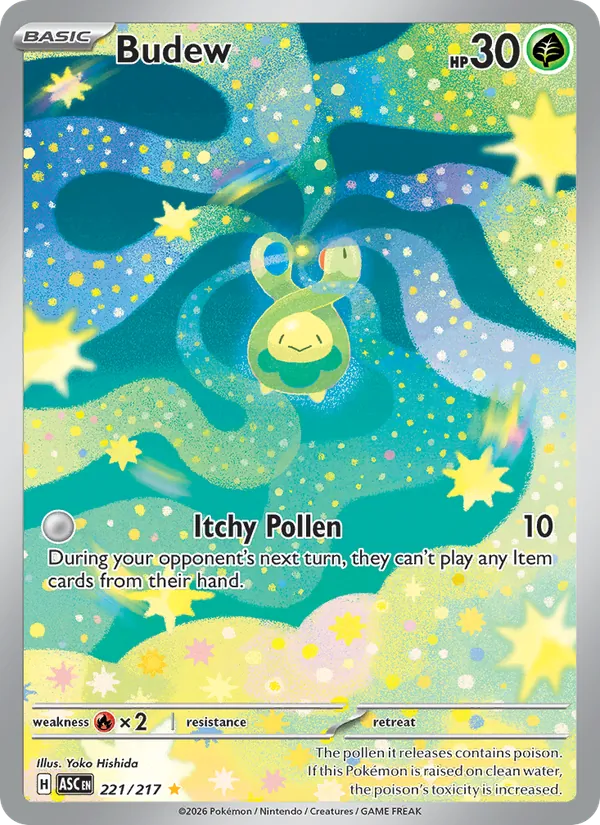 Budew — Ascended Heroes #221 (Pokémon TCG card)