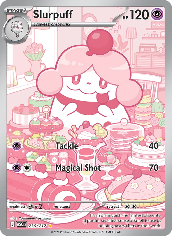 Slurpuff — Ascended Heroes #236 (Pokémon TCG card)