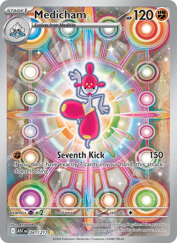 Medicham — Ascended Heroes #241 (Pokémon TCG card)