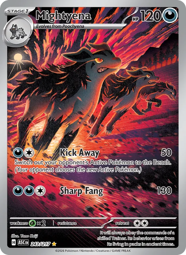 Mightyena — Ascended Heroes #243 (Pokémon TCG card)