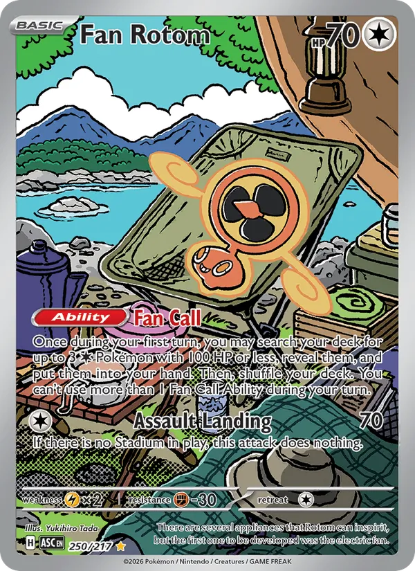 Fan Rotom — Ascended Heroes #250 (Pokémon TCG card)