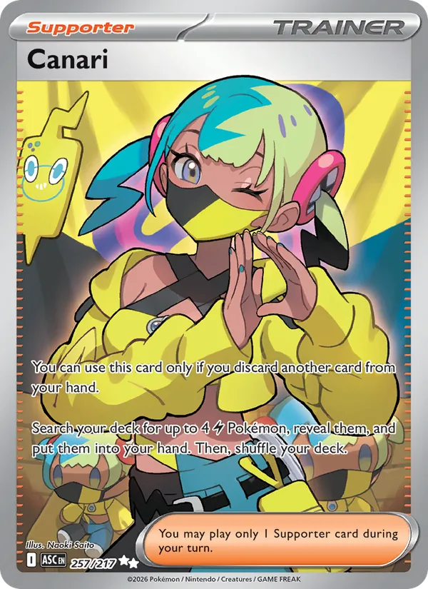 Canari — Ascended Heroes #257 (Pokémon TCG card)