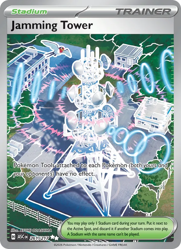 Jamming Tower — Ascended Heroes #261 (Pokémon TCG card)