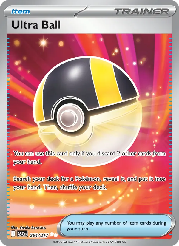 Ultra Ball — Ascended Heroes #264 (Pokémon TCG card)