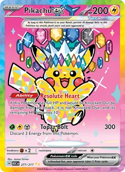 Pikachu ex (Ascended Heroes #277)