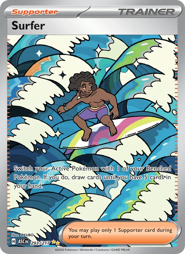 Surfer — Ascended Heroes #293 (Pokémon TCG card)