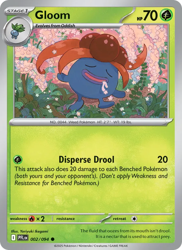 Gloom — Phantasmal Flames #002 (Pokémon TCG card)