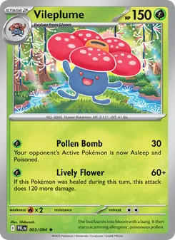 Vileplume (Phantasmal Flames #003)