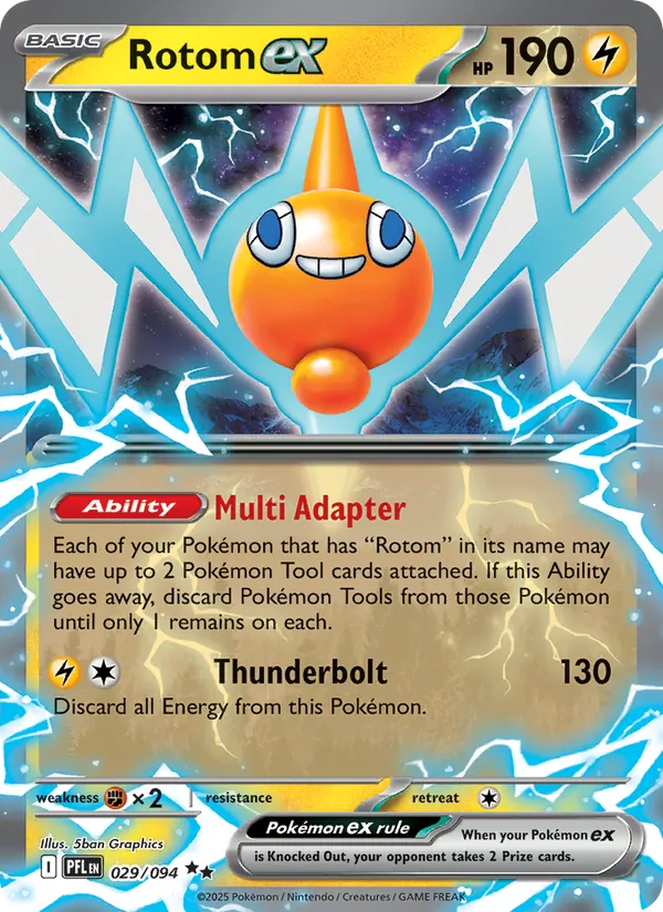 Rotom ex — Phantasmal Flames #029 (Pokémon TCG card)