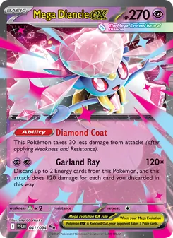 Mega Diancie ex (Phantasmal Flames #041)
