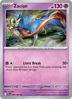 Zacian (Phantasmal Flames #045)