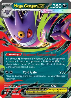 Mega Gengar ex (Phantasmal Flames #056)