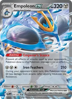 Empoleon ex (Phantasmal Flames #070)