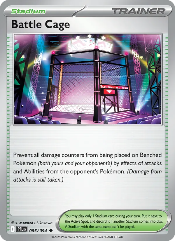 Battle Cage — Phantasmal Flames #085 (Pokémon TCG card)