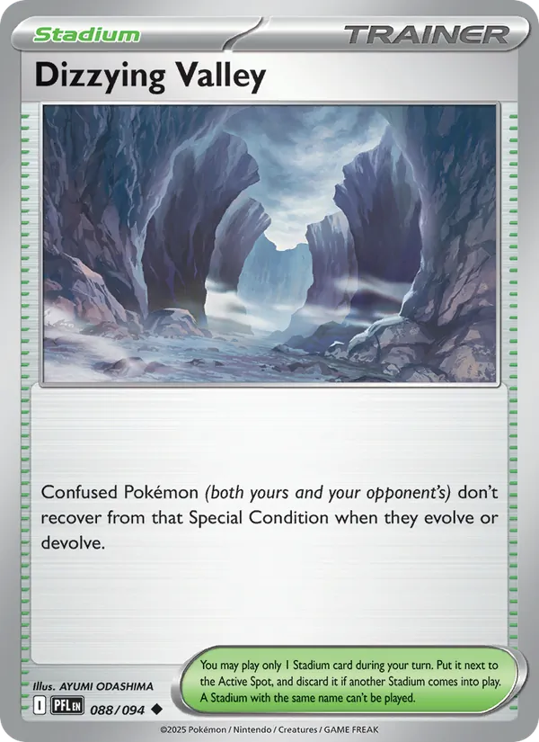 Dizzying Valley — Phantasmal Flames #088 (Pokémon TCG card)