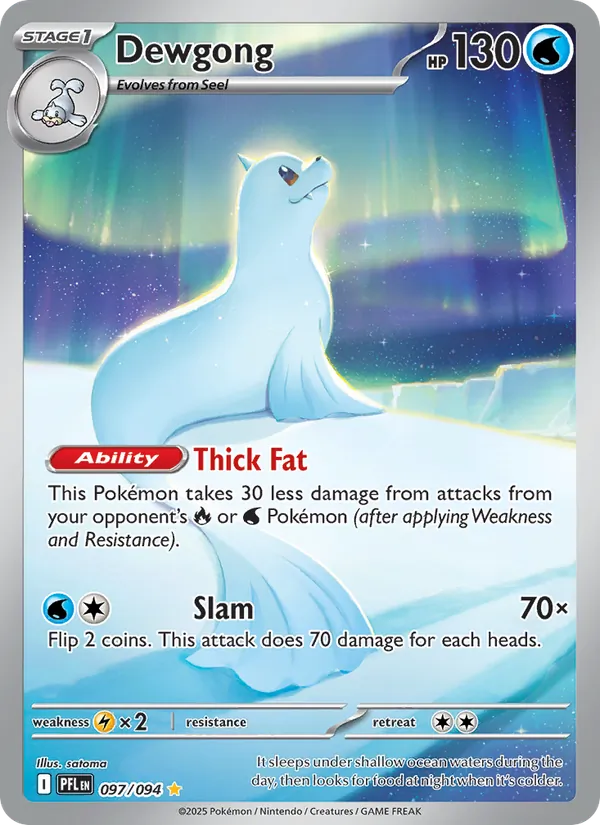 Dewgong — Phantasmal Flames #097 (Pokémon TCG card)