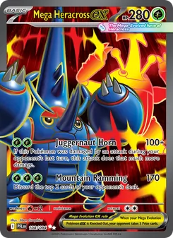 Mega Heracross ex (Phantasmal Flames #108)
