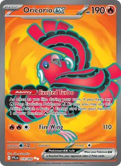 Oricorio ex (Phantasmal Flames #110)