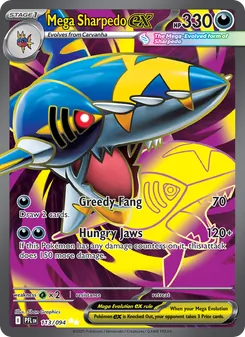 Mega Sharpedo ex (Phantasmal Flames #113)