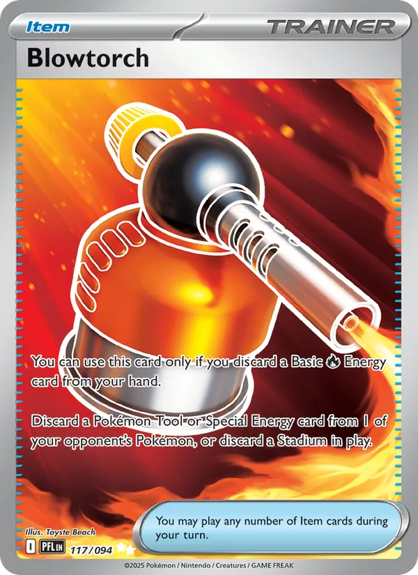 Blowtorch — Phantasmal Flames #117 (Pokémon TCG card)