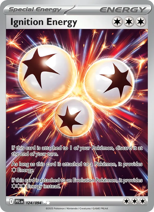 Ignition Energy — Phantasmal Flames #124 (Pokémon TCG card)