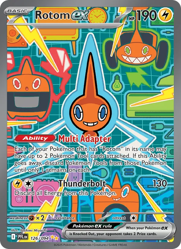 Rotom ex — Phantasmal Flames #126 (Pokémon TCG card)