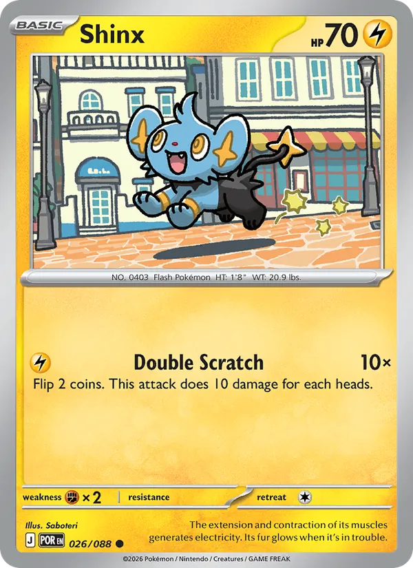 Shinx — Perfect Order #026 (Pokémon TCG card)