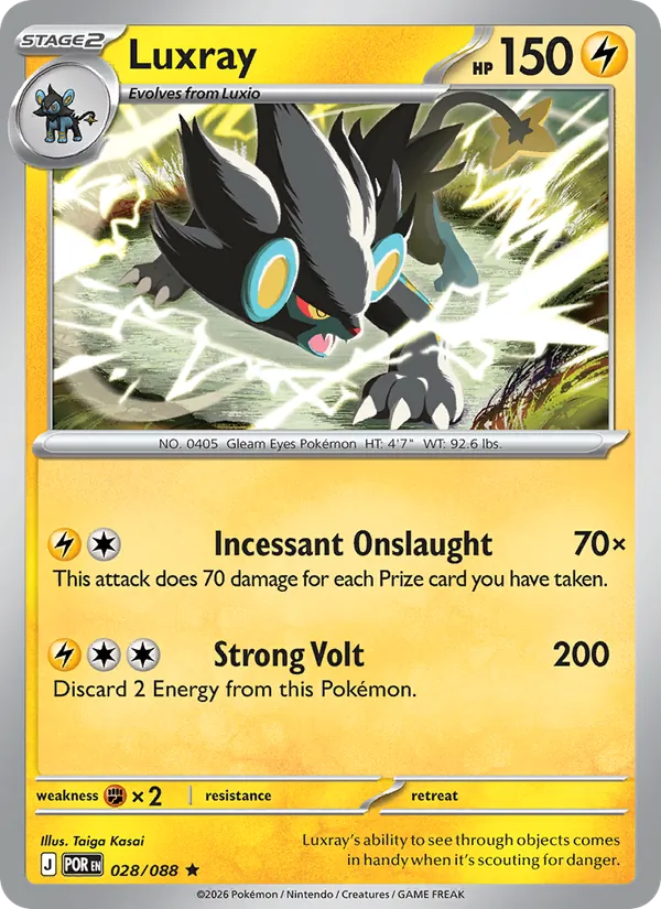 Luxray — Perfect Order #028 (Pokémon TCG card)