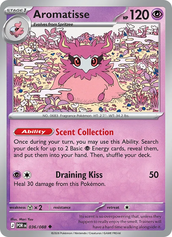 Aromatisse — Perfect Order #036 (Pokémon TCG card)
