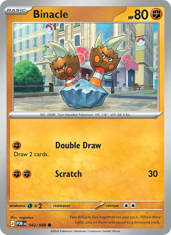 Binacle — Perfect Order #042 (Pokémon TCG card)