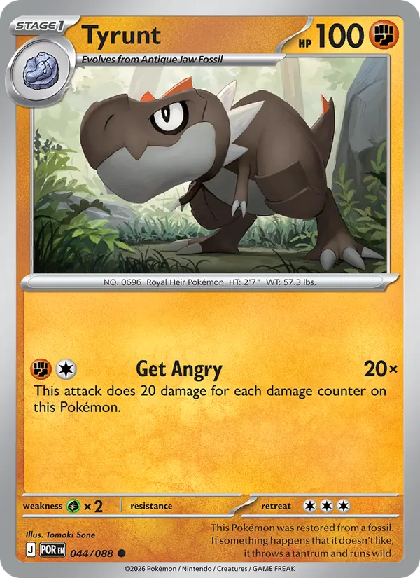 Tyrunt — Perfect Order #044 (Pokémon TCG card)