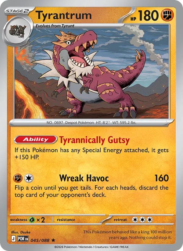 Tyrantrum — Perfect Order #045 (Pokémon TCG card)