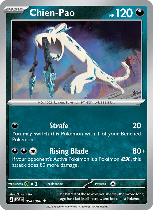 Chien-Pao — Perfect Order #054 (Pokémon TCG card)
