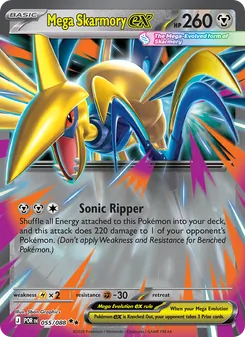 Mega Skarmory ex (Perfect Order #055)