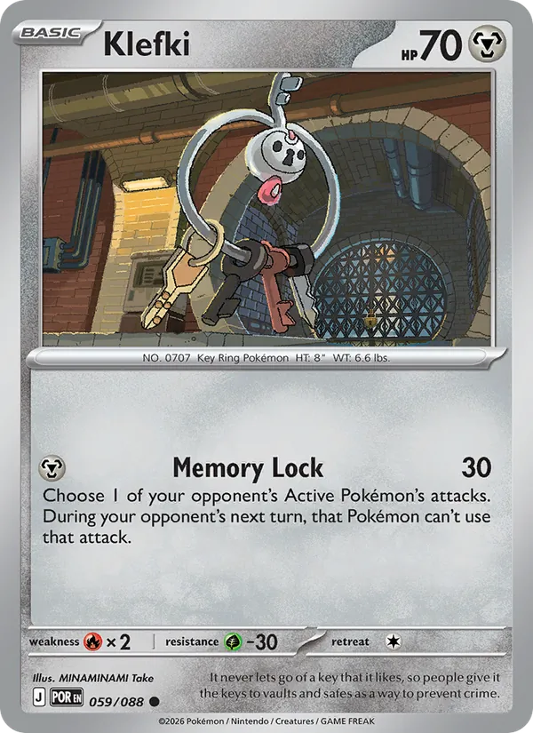 Klefki — Perfect Order #059 (Pokémon TCG card)