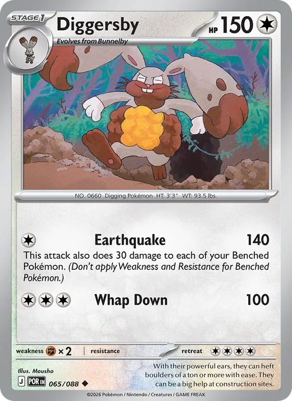 Diggersby — Perfect Order #065 (Pokémon TCG card)