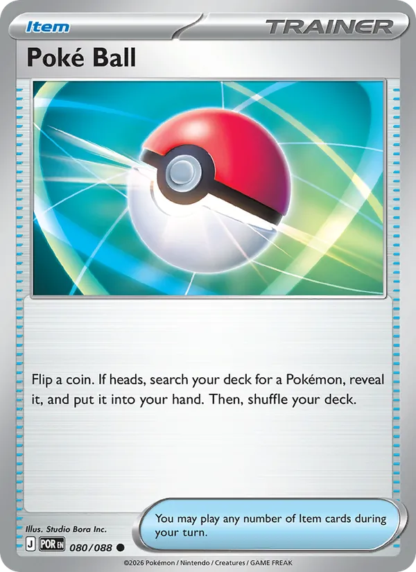 Poké Ball — Perfect Order #080 (Pokémon TCG card)