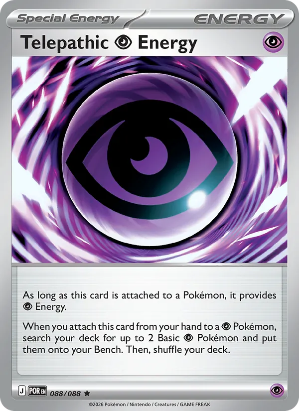 Telepathic Psychic Energy — Perfect Order #088 (Pokémon TCG card)