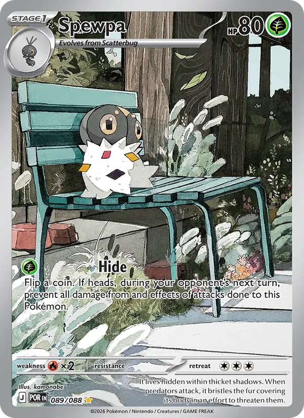 Spewpa — Perfect Order #089 (Pokémon TCG card)