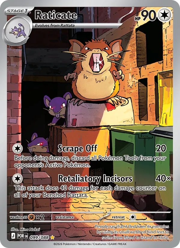 Raticate — Perfect Order #099 (Pokémon TCG card)