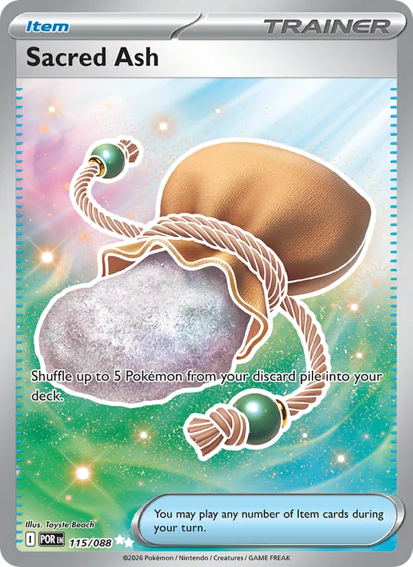 Sacred Ash — Perfect Order #115 (Pokémon TCG card)