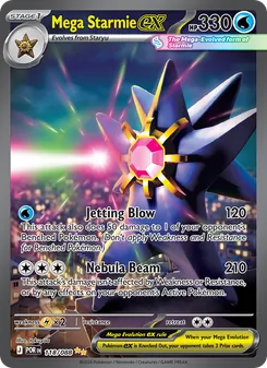 Mega Starmie ex (Perfect Order #118)