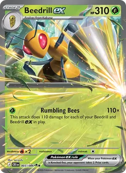 Beedrill ex (Chaos Rising #003)
