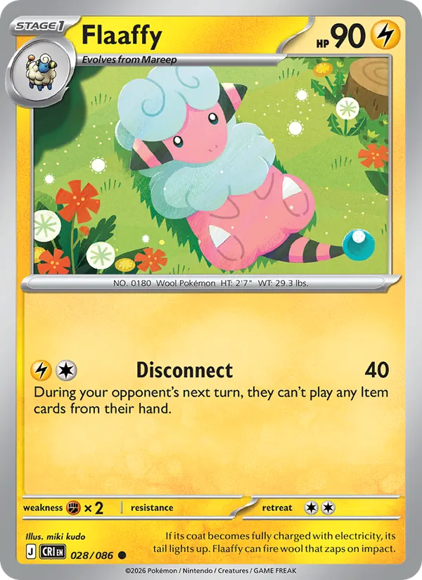 Flaaffy — Chaos Rising #028 (Pokémon TCG card)