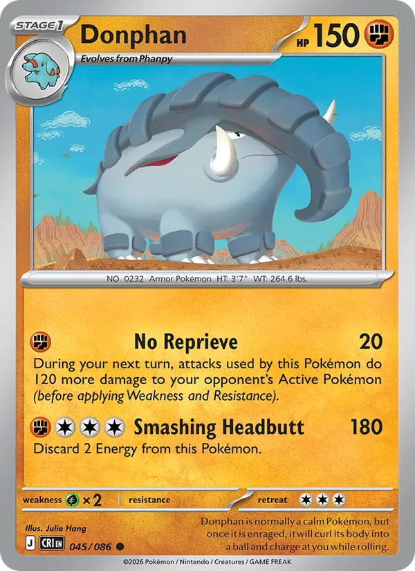Donphan — Chaos Rising #045 (Pokémon TCG card)