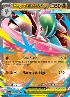 Mega Gallade ex (Chaos Rising #048)